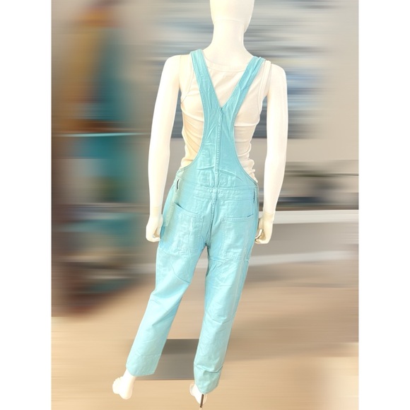 COCO KELLY Super cute distressed overalls S M L XL - Picture 3 of 8